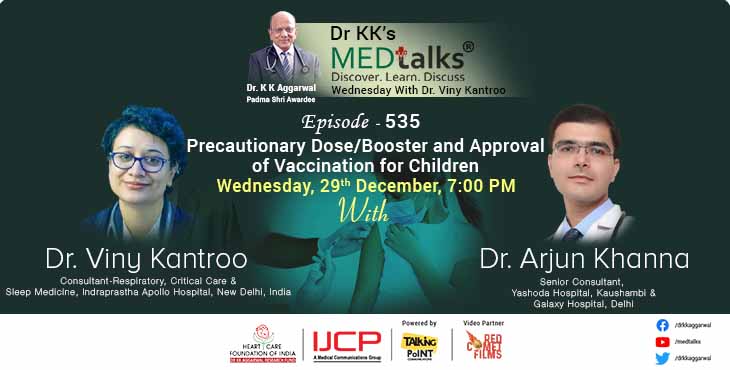 Precautionary Dose/Booster and Approval of Vaccination for Children