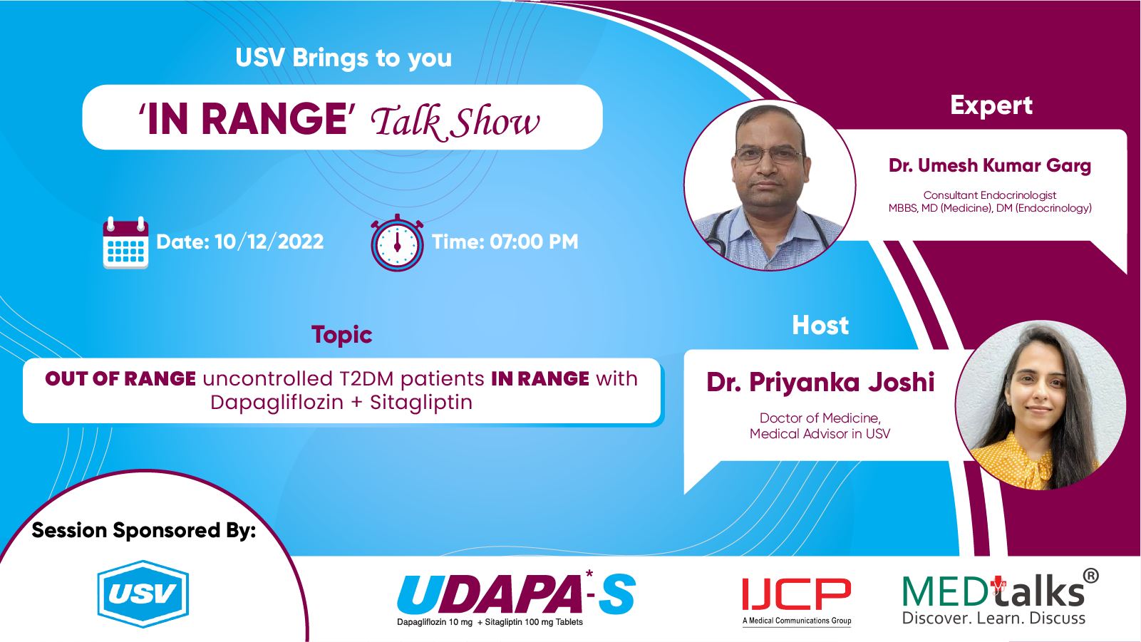 Dr. Umesh Kumar Garg, Consultant Endocrinologist, MBBS, MD (Medicine), DM (Endocrinology)