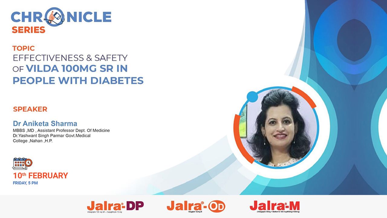 Effectiveness & Safety of VILDA 100MG SR in People with Diabetes