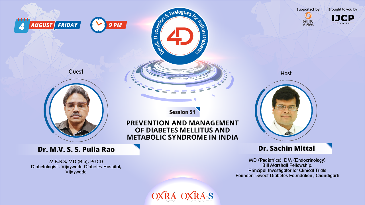 Prevention and Management of Diabetes Mellitus and Metabolic Syndrome in India